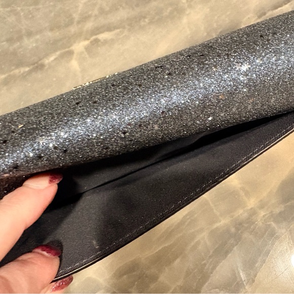 LIKE NEW-- Coach Glitter Navy Blue Envelope Wallet - Picture 6 of 10